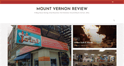 Desktop Screenshot of mountvernonreview.com