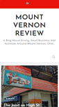 Mobile Screenshot of mountvernonreview.com